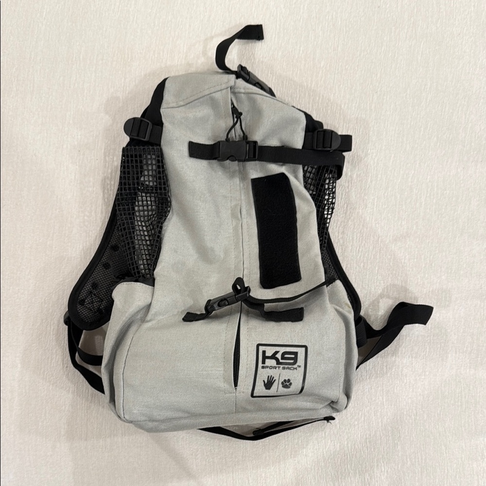 K9 Sport Sack Air Forward Facing Backpack Light Grey Dog Carrier - Medium